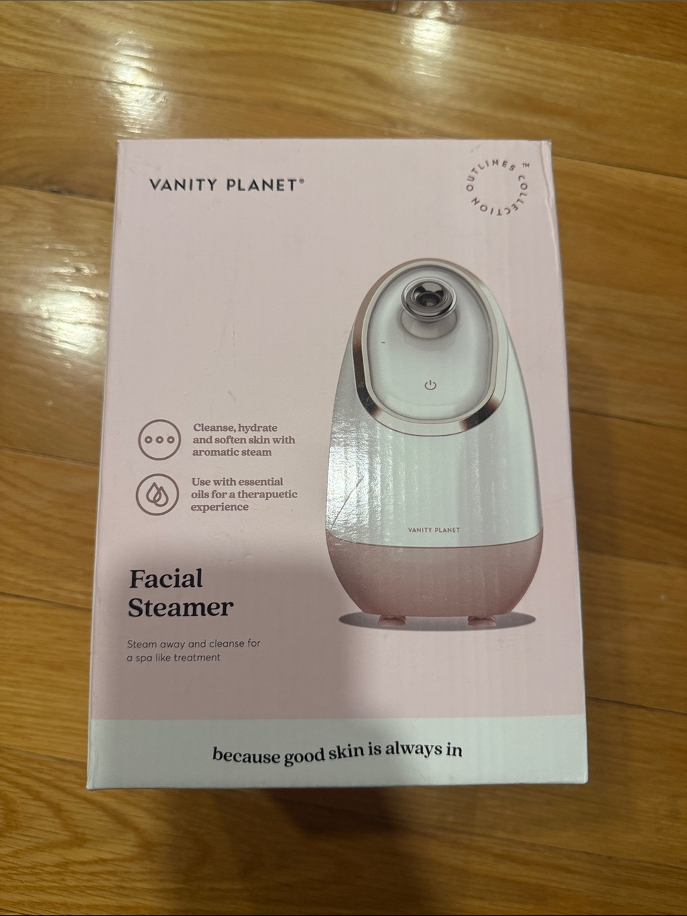 Vanity Planet Aira Ionic Facial Steamer (Rose Gold)